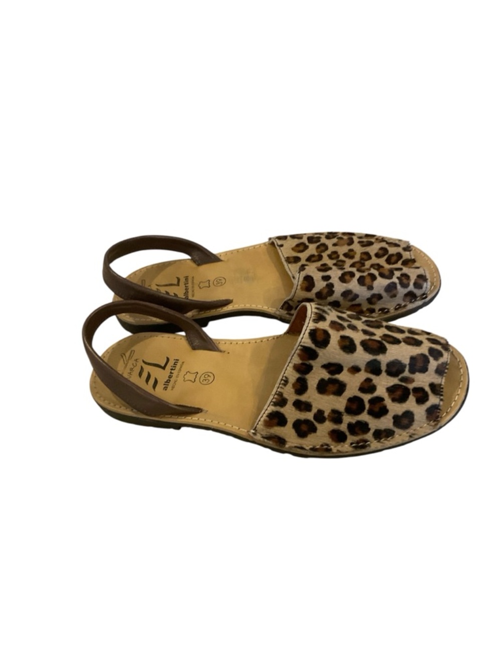 Avarca half calf leather sandals size 39 - Picture 4 of 8